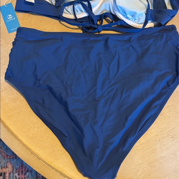 Cupshe Navy and White Halter Bikini - Picture 6 of 6